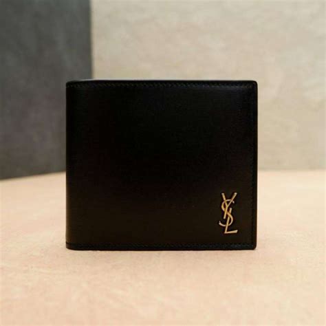 ysl men's wallet with coin pocket|ysl monogram bifold wallet.